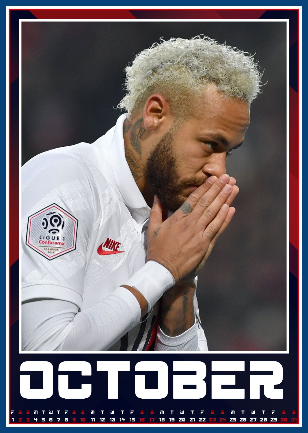 Neymar Poster Calendar 2021 | eBay